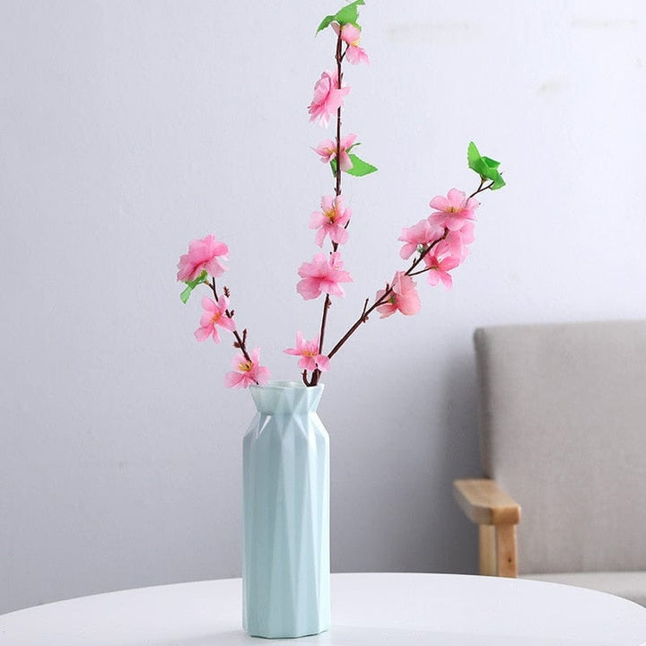 Modern Flower Vase White Pink Plastic Vase Flower Pot BENNYS 