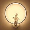 Modern LED Wall Lamps Round Angel Aluminum Decorative Interior Décor BENNYS 