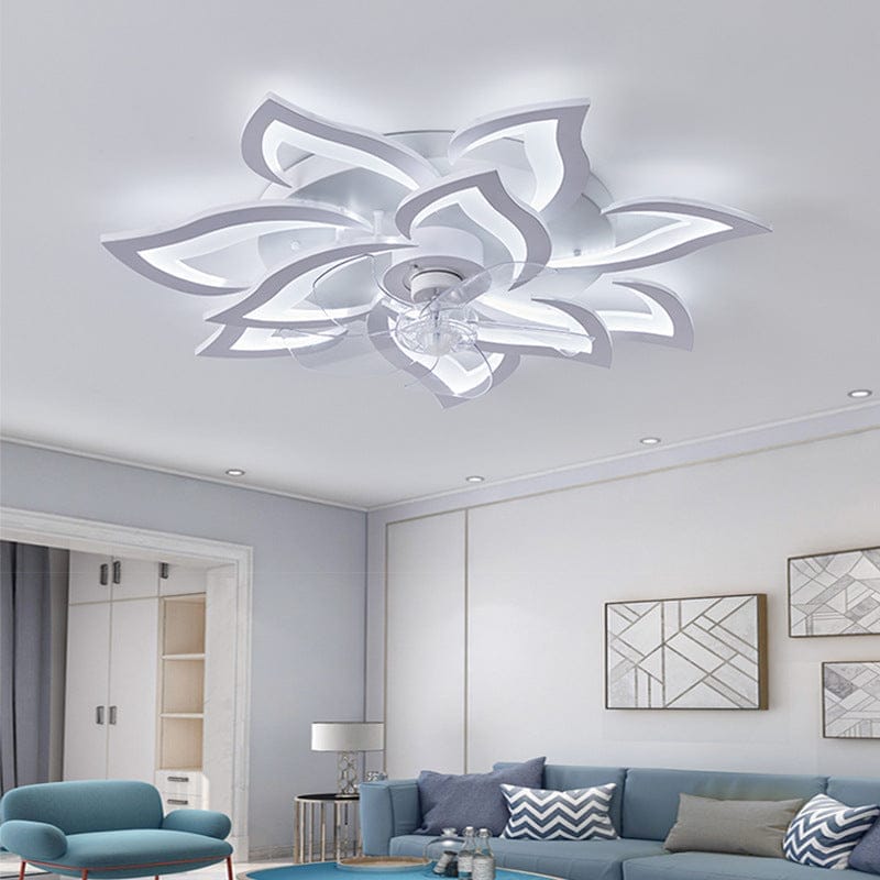 Modern Minimalist Living Room Fan Lamp Nordic Atmosphere BENNYS 