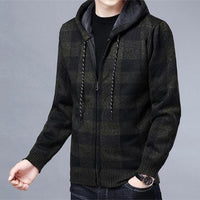 NEW Men's Sweater Coat 2021 Fall & Winter Thick Warm Hoodie BENNYS 