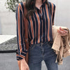 NEW  fashion striped blouse shirt 3XL casual women tops BENNYS 