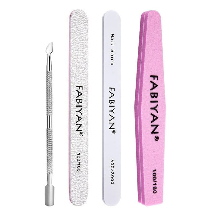 Nail Art Tool Set Polishing Strip Nail File Stainless Steel Manicure  Tools Set BENNYS 