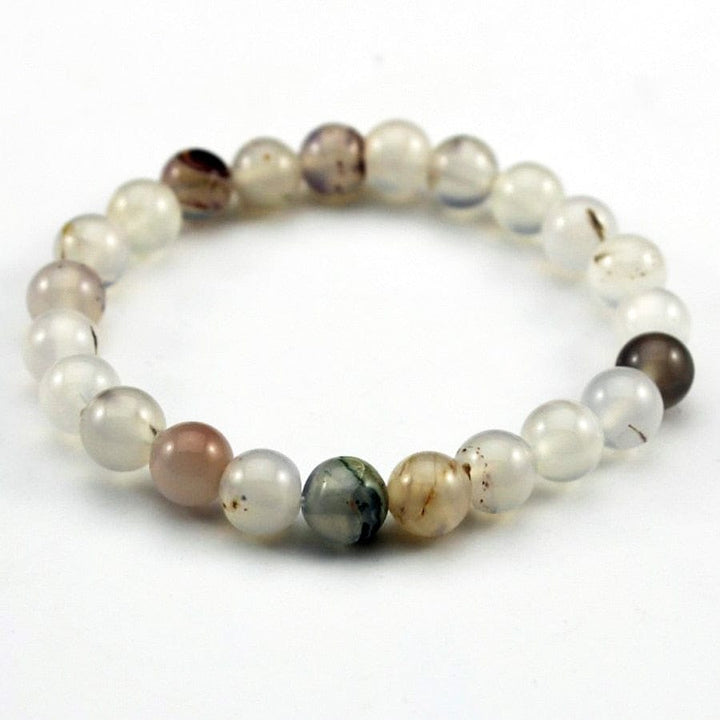 Natural Bead Bracelet 8mm Natural Stone Lava Rock Tiger Eye Charm Bracelet BENNYS 