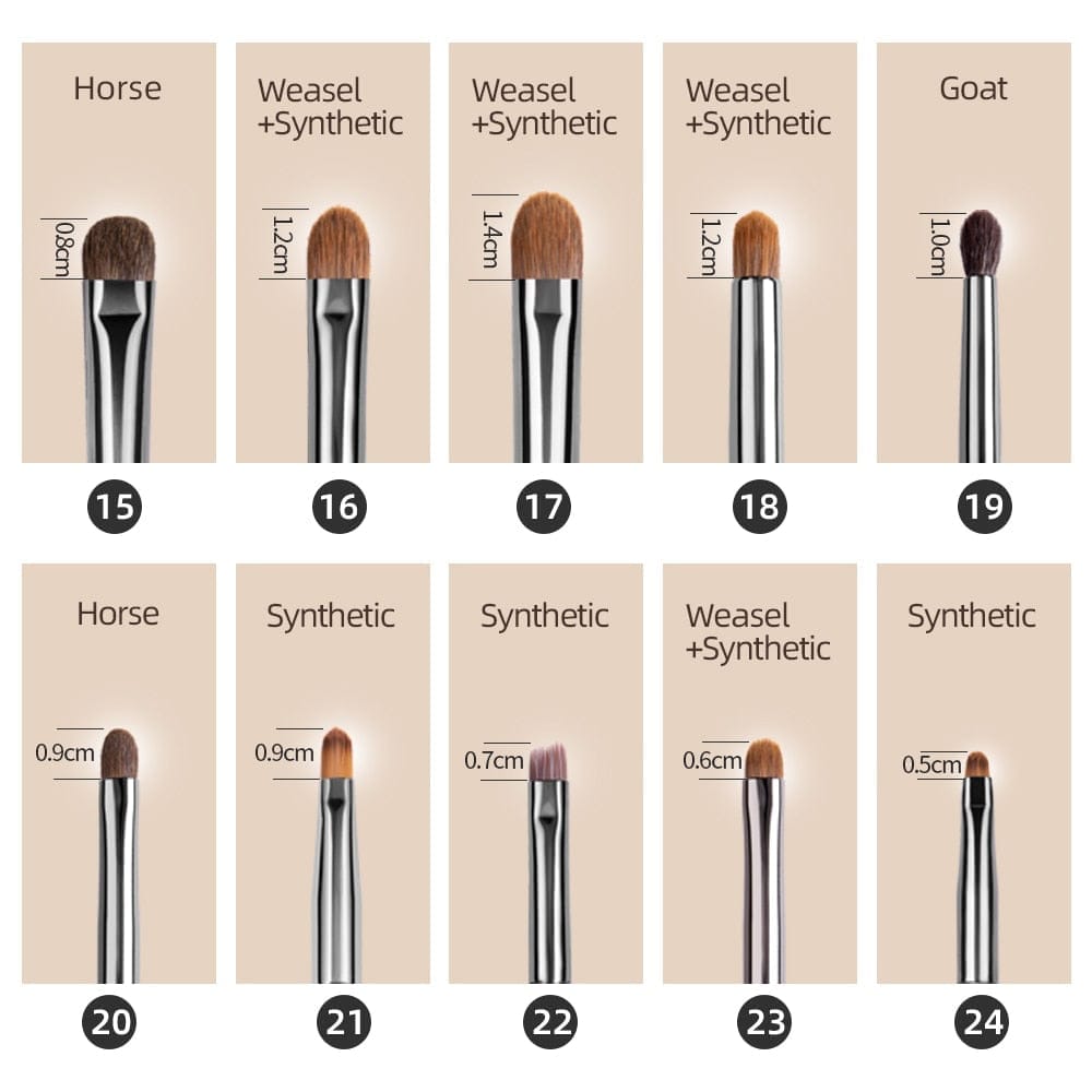 Natural  Eyeshadow Professional Makeup Brushes BENNYS 