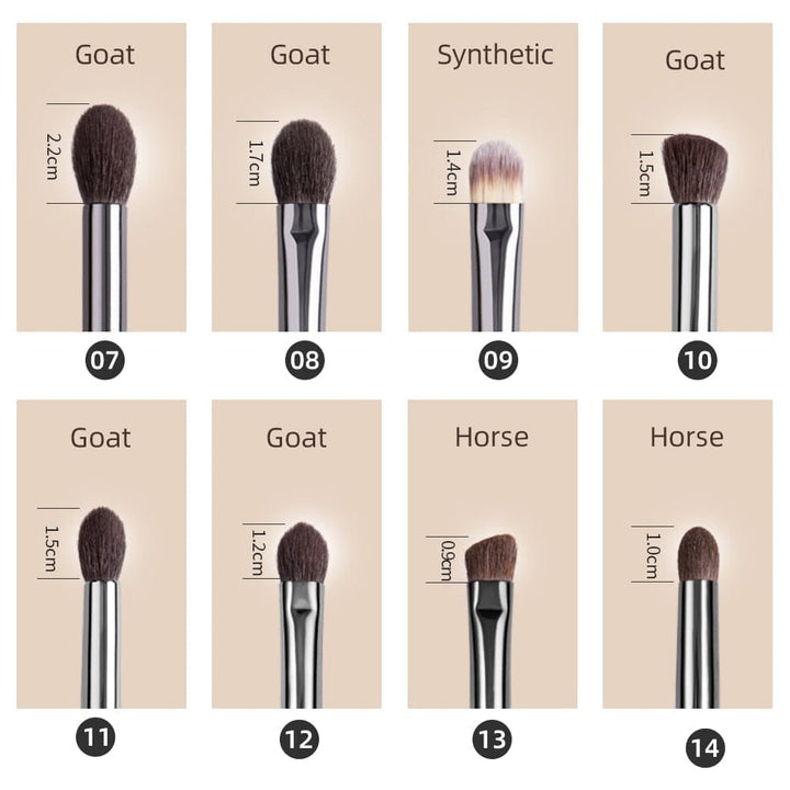 Natural  Eyeshadow Professional Makeup Brushes BENNYS 