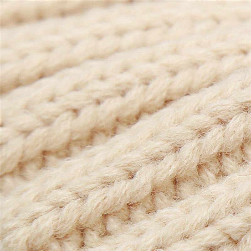 Natural Mink Fur Winter Hat for Women Girl 's Hat Knitted Beanies BENNYS 