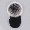 Natural Mink Fur Winter Hat for Women Girl 's Hat Knitted Beanies BENNYS 