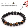 Natural Stone Bead Bracelet For Men And Women Tiger Eye Jewelry BENNYS 