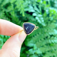 Natural Stone Rings Turquoises Amethysts Jades Gem Inlaid Adjustable Rings BENNYS 