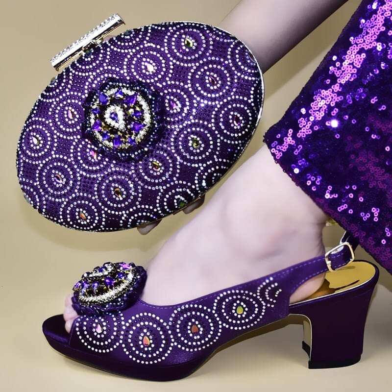 New Arrival Shoe and Bag Set For African Women BENNYS 