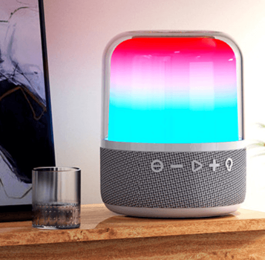 New Color Glass Bluetooth Speaker Sound Led Colorful Light Subwoofer Super Mini Bluetooth Speaker BENNYS 