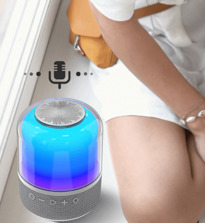 New Color Glass Bluetooth Speaker Sound Led Colorful Light Subwoofer Super Mini Bluetooth Speaker BENNYS 