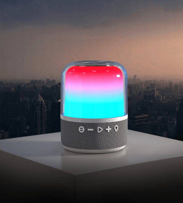 New Color Glass Bluetooth Speaker Sound Led Colorful Light Subwoofer Super Mini Bluetooth Speaker BENNYS 