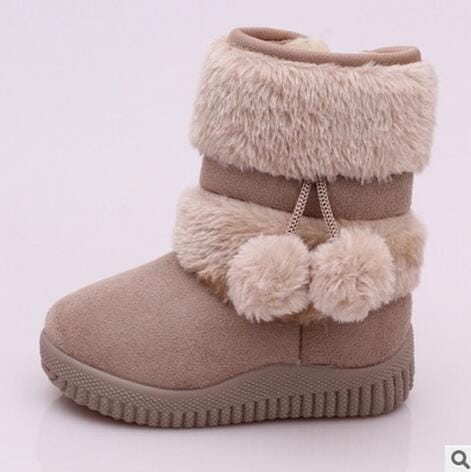 New Fashion Comfortable Thick Warm Kids Boots  Cute Princess Shoes BENNYS 