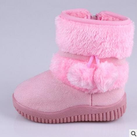 New Fashion Comfortable Thick Warm Kids Boots Cute Princess Shoes