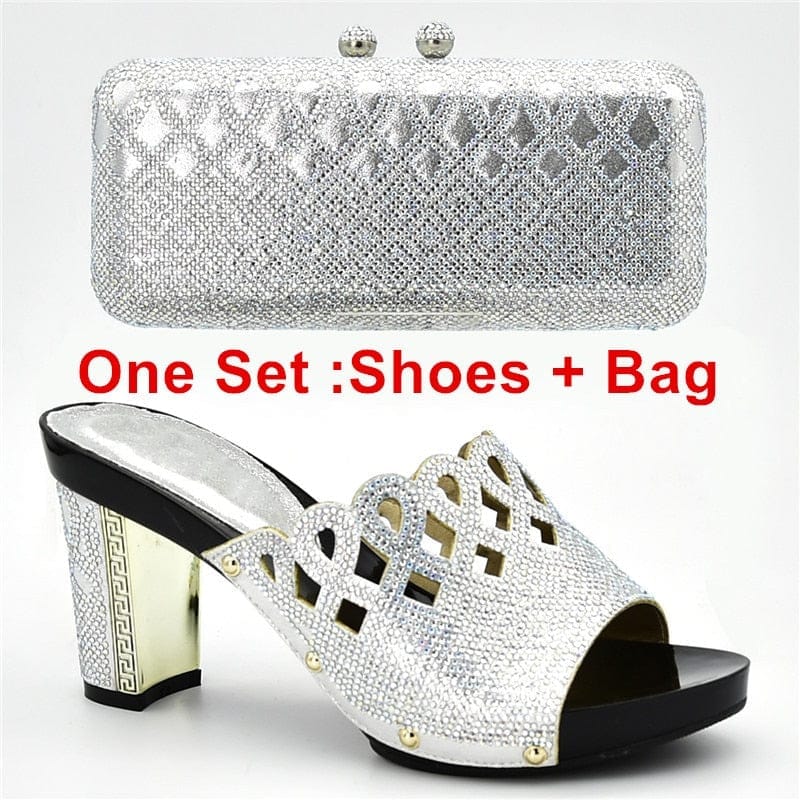 New Fashion Italian Shoe and Bag Set for Party BENNYS 
