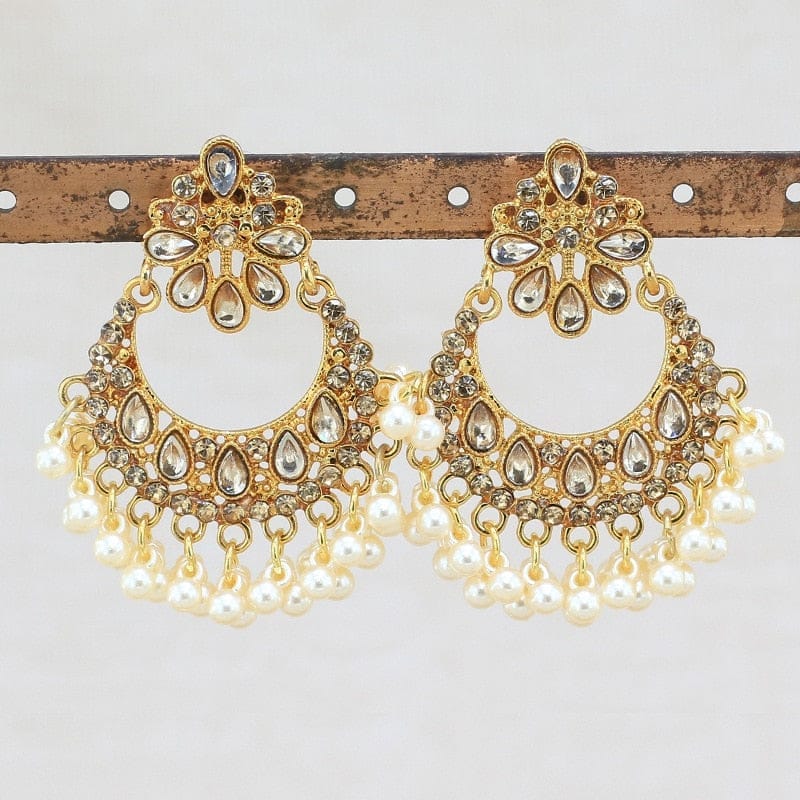 New Gold Color Handmade Indian Earrings BENNYS 