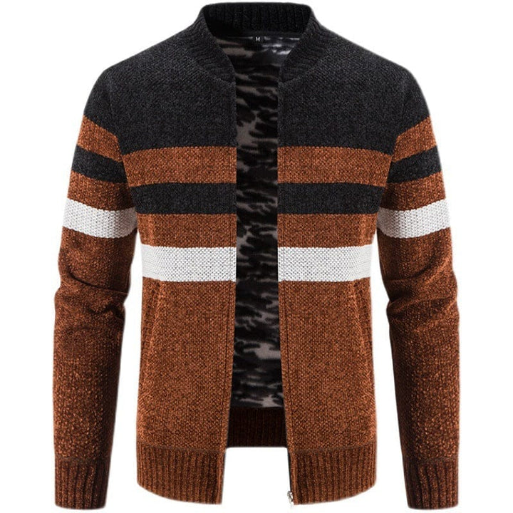 New Men's Casual Color Matching Sweater Coat Is Fashionable BENNYS 