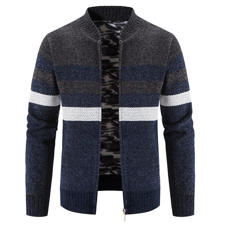 New Men's Casual Color Matching Sweater Coat Is Fashionable BENNYS 