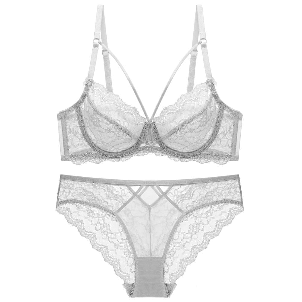 Easy Does It - Lace Detail Bralette and Panty Set