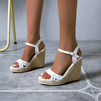 New Straw Fairy Style High-heeled Shoes With Skirt BENNYS 