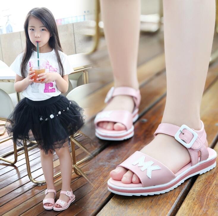 New Summer Girls Shoes Flat Heel Sandals For Kids BENNYS 