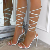 New Summer Rhinestone Sexy Stiletto Sandals BENNYS 