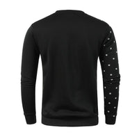 New Trend Printed Large Round Neck Men's Casual Pullover Sweater BENNYS 
