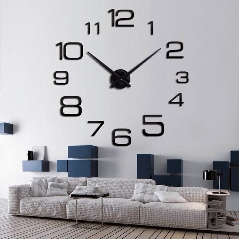 New Wall Clock 3d Acrylic Mirror Clocks BENNYS 