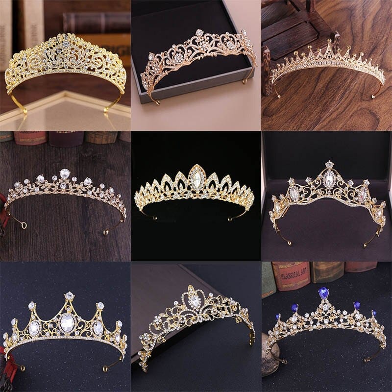 New Wedding Crown For Brides Rhinestone Hair Accessories BENNYS 