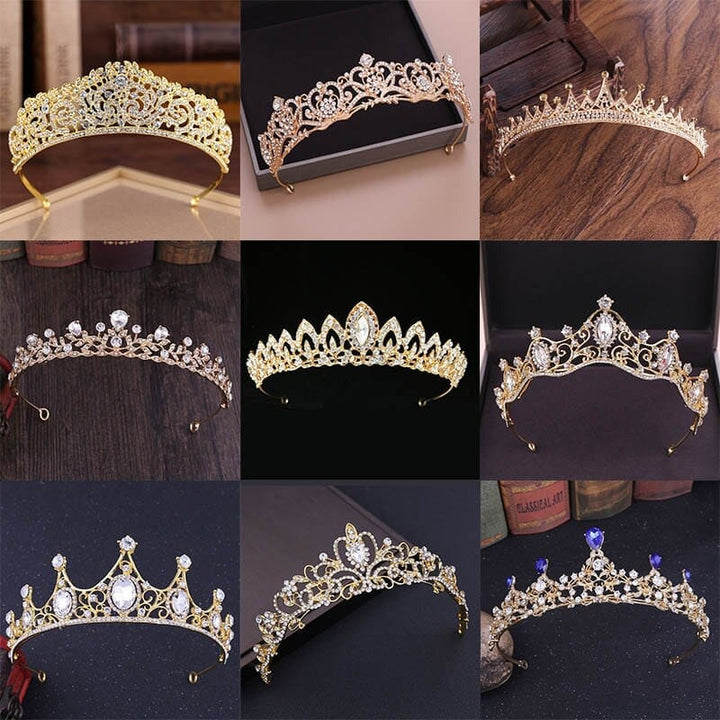 New Wedding Crown For Brides Rhinestone Hair Accessories BENNYS 