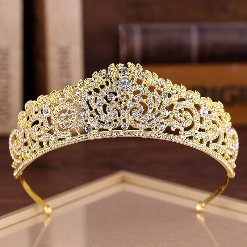 New Wedding Crown For Brides Rhinestone Hair Accessories BENNYS 