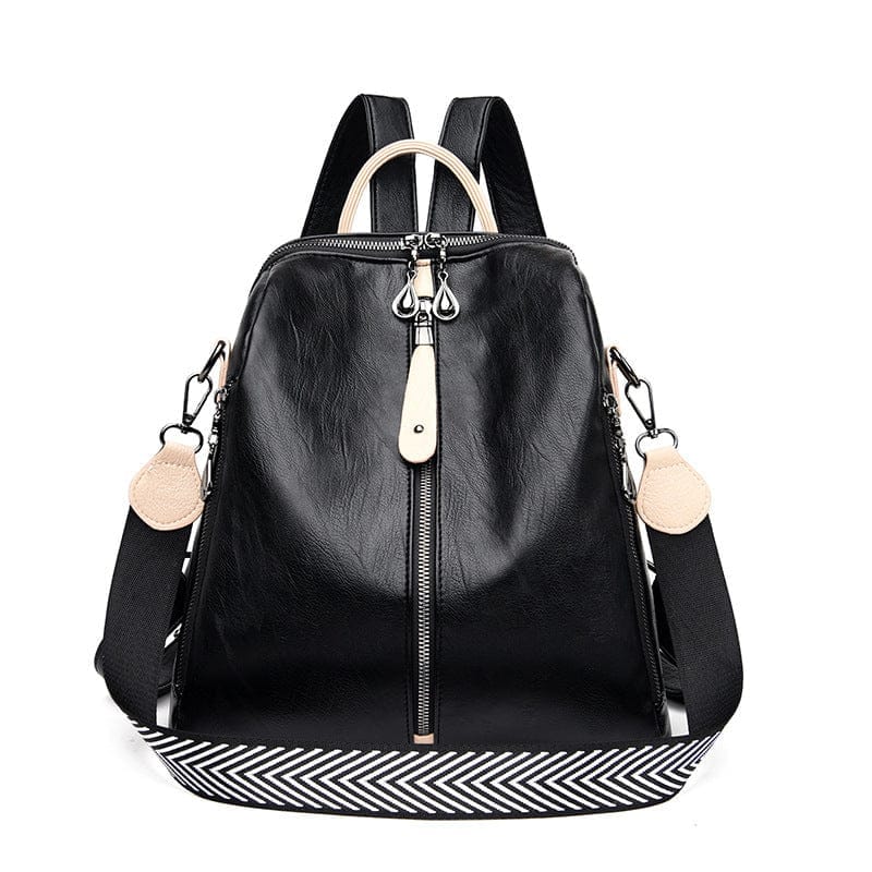 New Women Backpacks Soft Leather Backpack Fashion BENNYS 