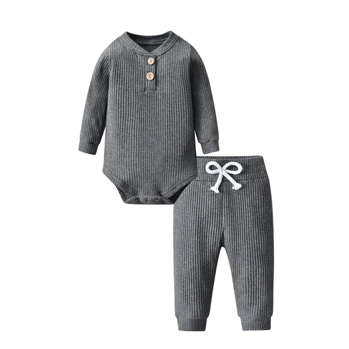 Newborn Baby Boys Girls Clothes Set Cotton Solid Outfits BENNYS 