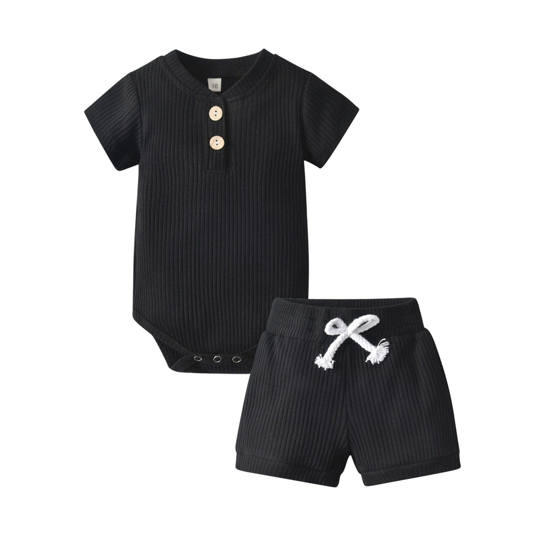 Newborn Baby Boys Girls Clothes Set Cotton Solid Outfits BENNYS 