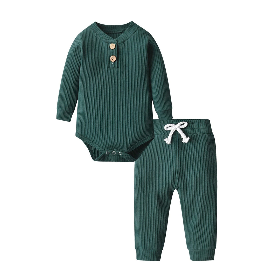 Newborn Baby Boys Girls Clothes Set Cotton Solid Outfits BENNYS 