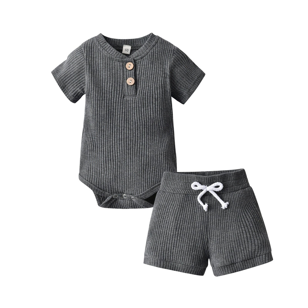 Newborn Baby Boys Girls Clothes Set Cotton Solid Outfits BENNYS 