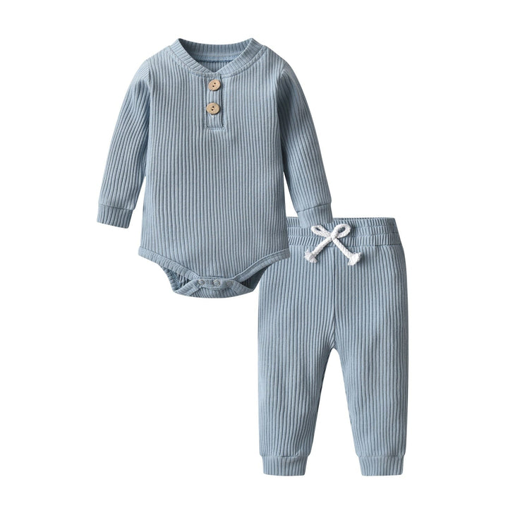 Newborn Baby Boys Girls Clothes Set Cotton Solid Outfits BENNYS 