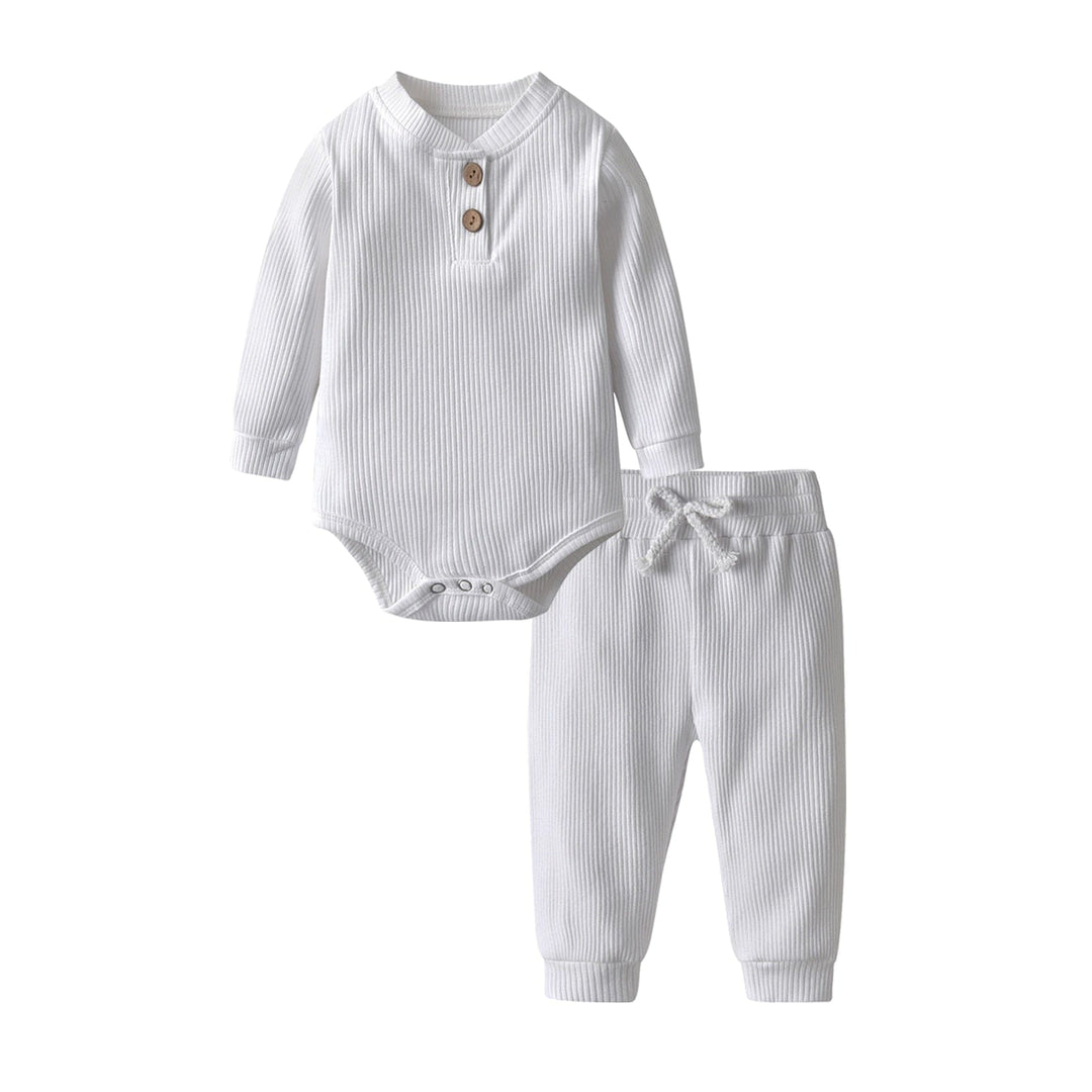 Newborn Baby Boys Girls Clothes Set Cotton Solid Outfits BENNYS 