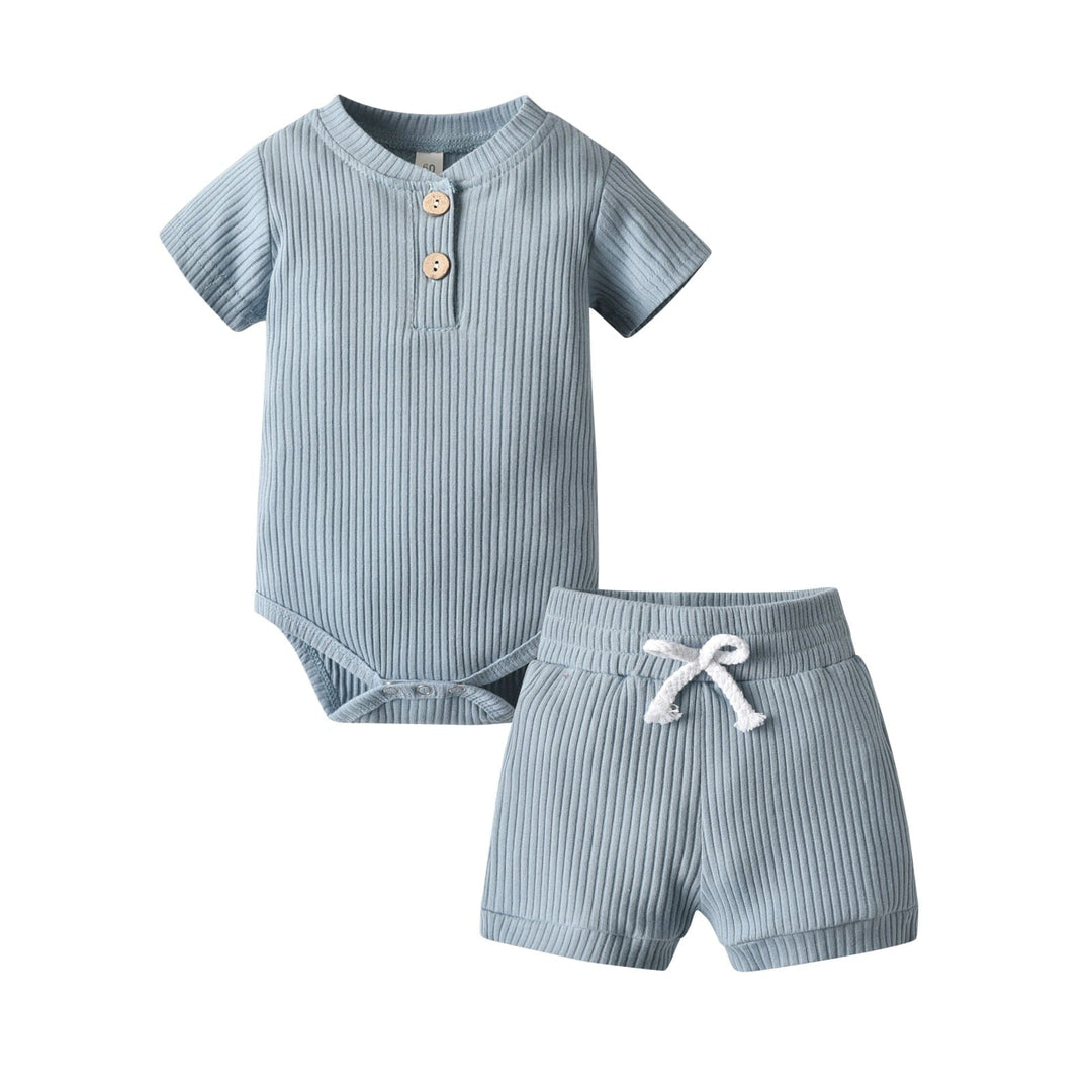 Newborn Baby Boys Girls Clothes Set Cotton Solid Outfits BENNYS 