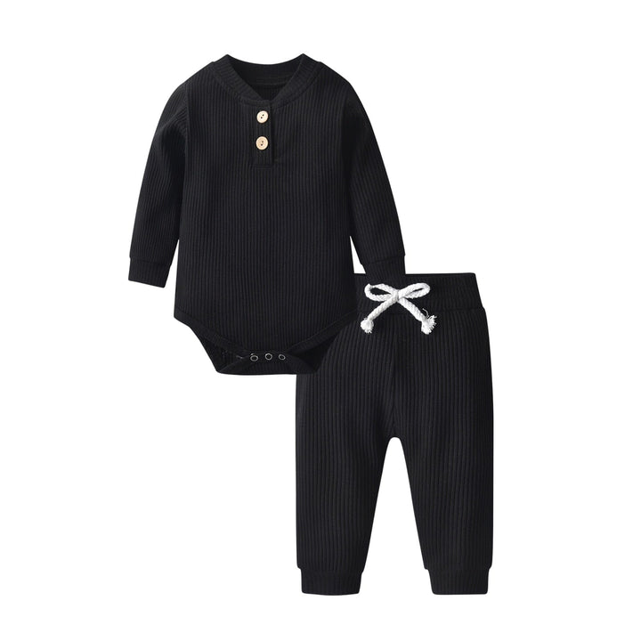 Newborn Baby Boys Girls Clothes Set Cotton Solid Outfits BENNYS 