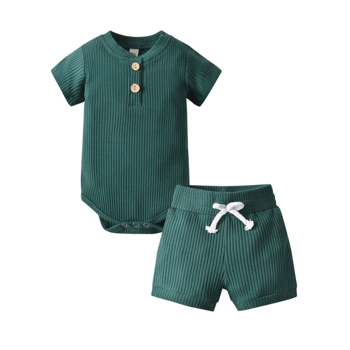 Newborn Baby Boys Girls Clothes Set Cotton Solid Outfits BENNYS 