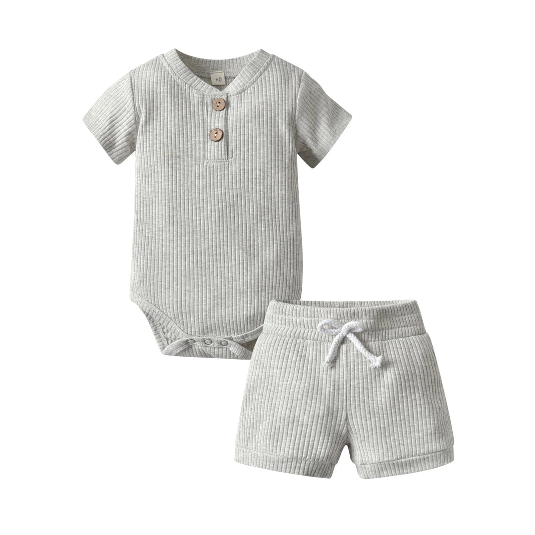 Newborn Baby Boys Girls Clothes Set Cotton Solid Outfits BENNYS 