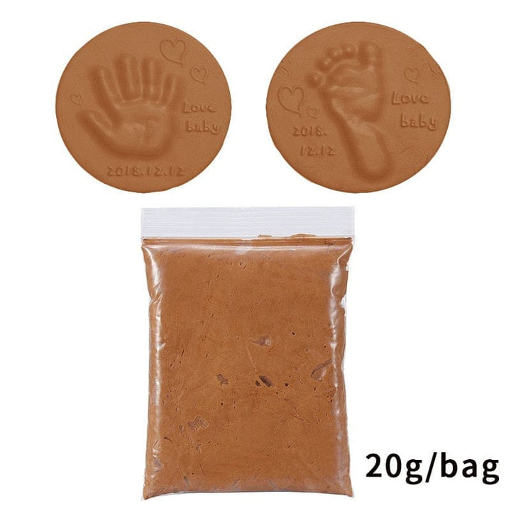 Newborn Baby Souvenirs Hand Print Footprint Non-toxic Clay Kit BENNYS 