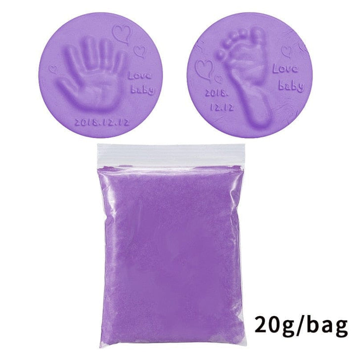 Newborn Baby Souvenirs Hand Print Footprint Non-toxic Clay Kit BENNYS 