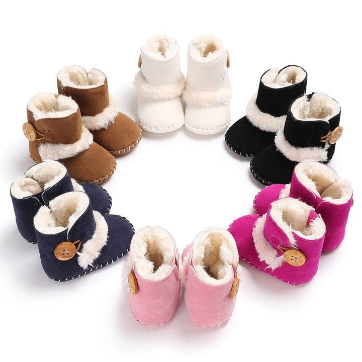 Newborn/Infants Baby Girls Snow Boots Winter Warm Baby Shoes BENNYS 