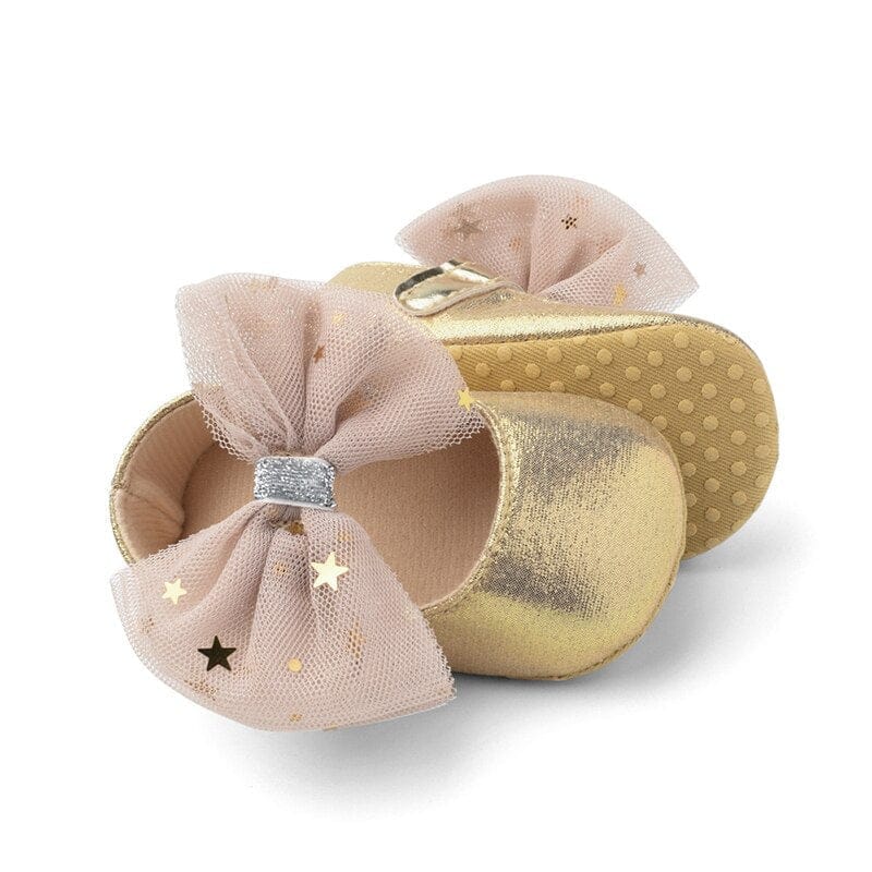 Newborn/Toddler Baby Girls Shoes Soft Crib Anti-slip  Princess baby Shoes BENNYS 