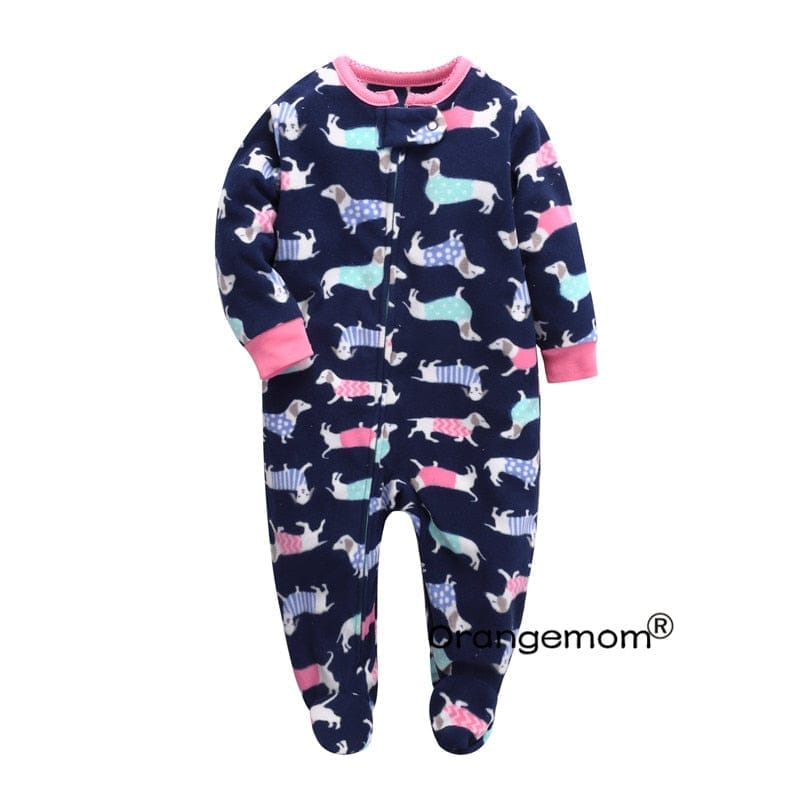 Newborn baby boys& girls Romper Infant fleece Jumpsuit for kids BENNYS 