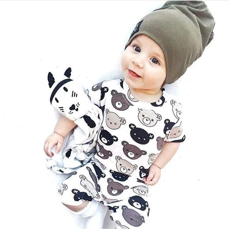 Newborn baby jumpsuit spring and fall fashion baby boy clothing BENNYS 