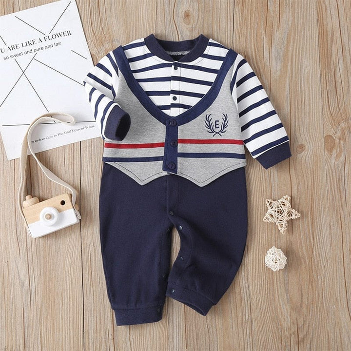 Newborn baby jumpsuit spring and fall fashion baby boy clothing BENNYS 